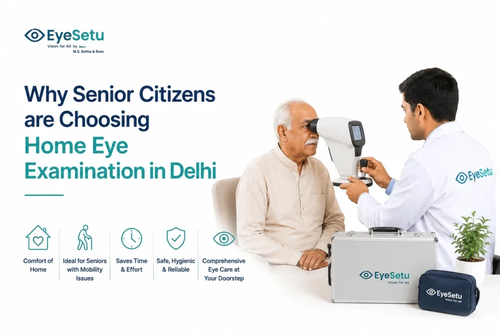 Why Senior Citizens are Choosing Home Eye Examination in Delhi