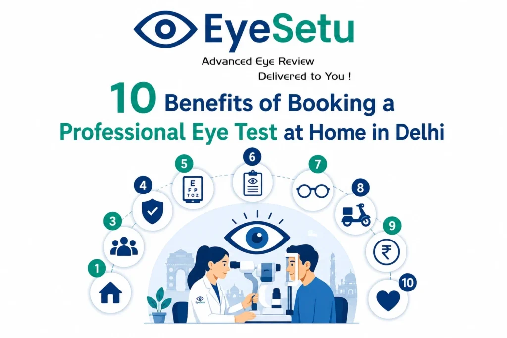 10 Benefits of Booking a Professional Eye Test at Home in Delhi
