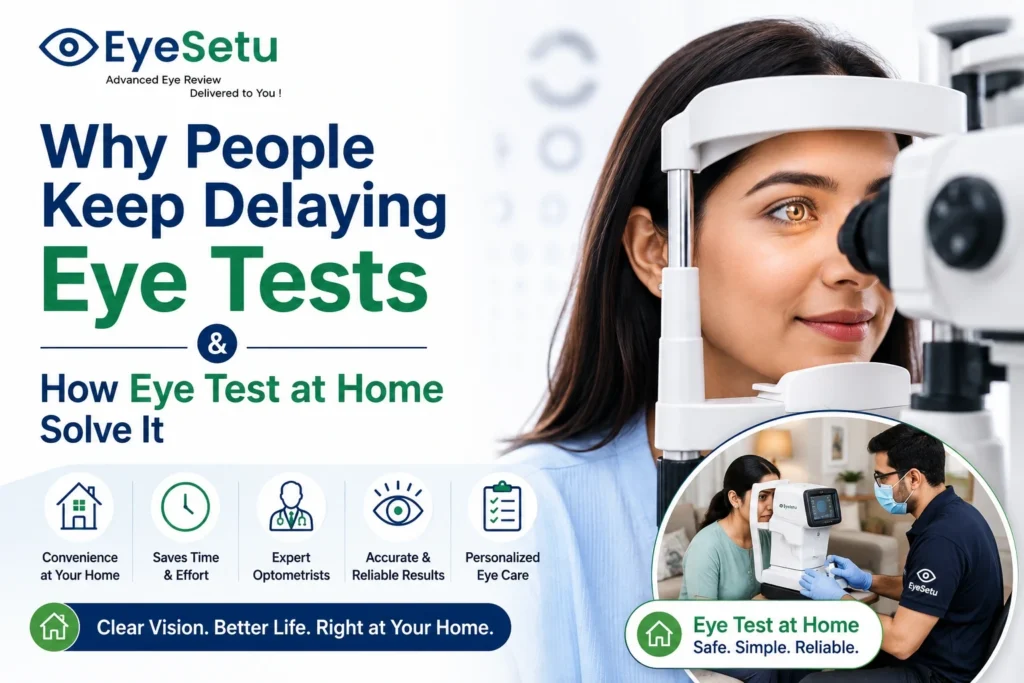 Why People Keep Delaying Eye Tests & How Eye Test at Home Solve It