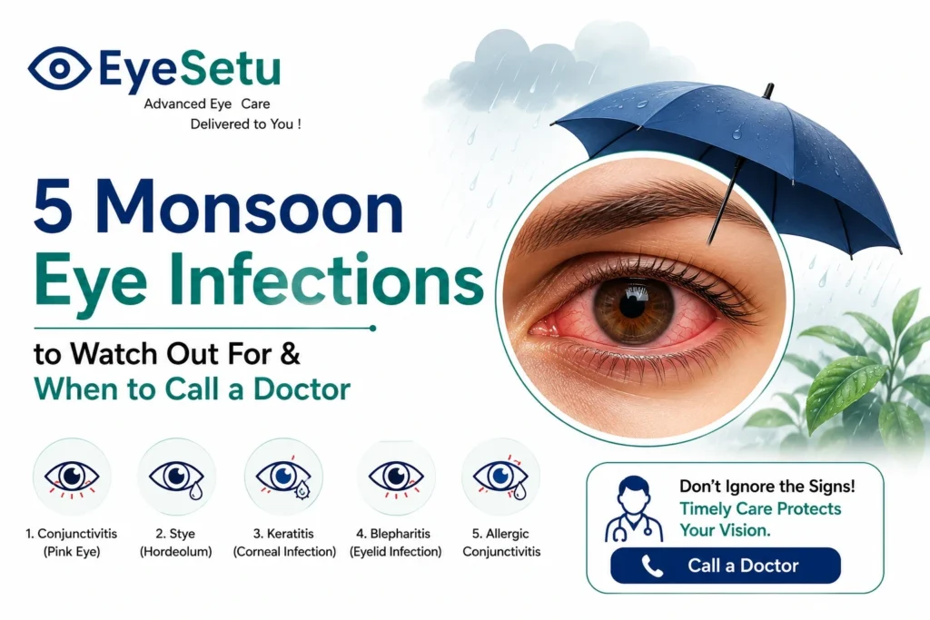 5 Monsoon Eye Infections to Watch Out For & When to Call a Doctor