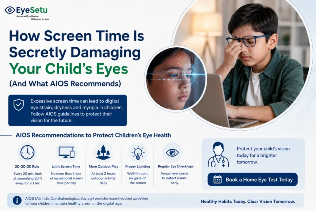 New AIOS 2026 guidelines on childhood myopia & screen time: Essential advice for Indian parents