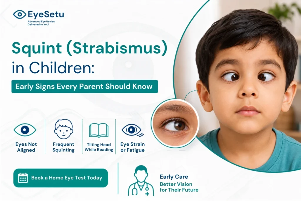 Squint in children is common and highly treatable when addressed early. Here’s how to spot the signs of strabismus and the treatment options available in Delhi