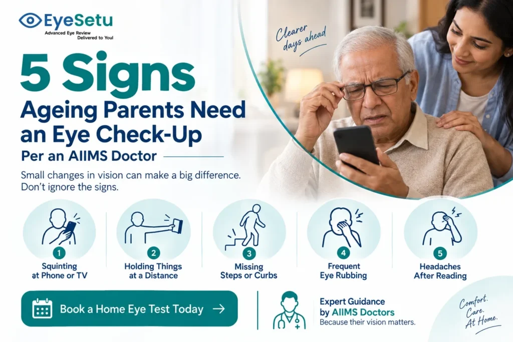 5 warning signs ageing parents need an eye exam (not just normal ageing) — AIIMS-trained ophthalmologist