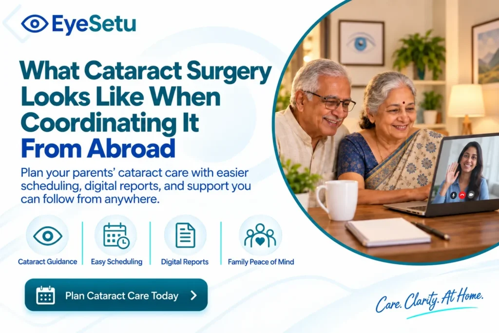 Cataract surgery process for parents in India: Remote management guide for NRIs