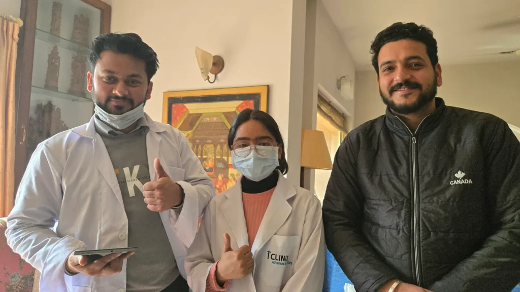 EyeSetu team after a home visit
